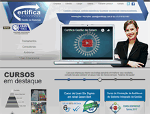 Tablet Screenshot of certificags.com.br